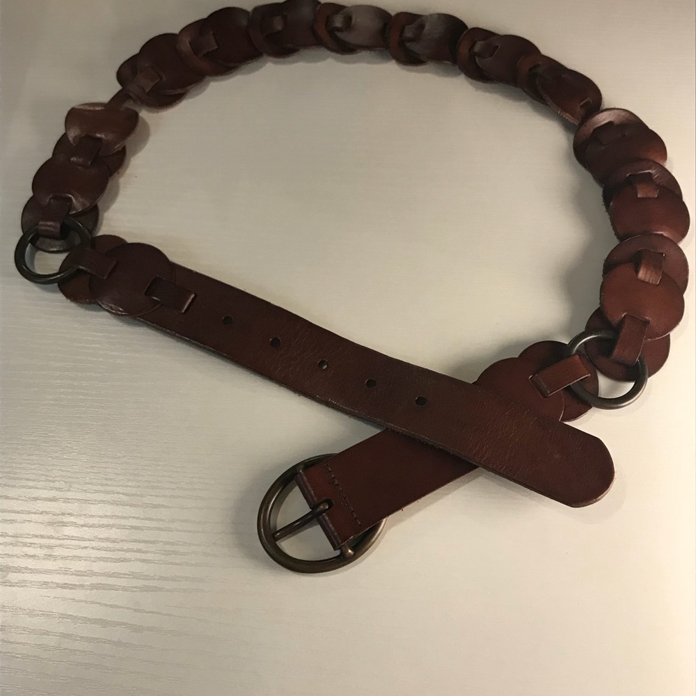 Fossil Medium Brown Leather Belt
